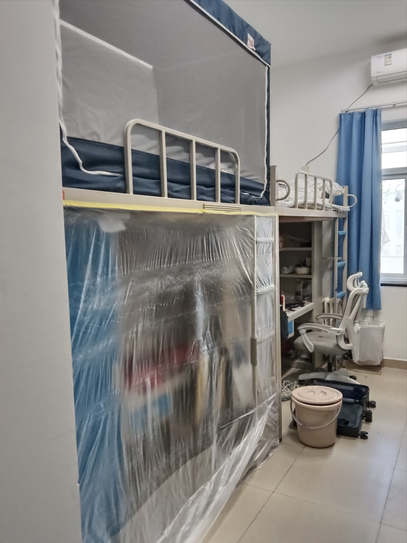 离校我的床位be like